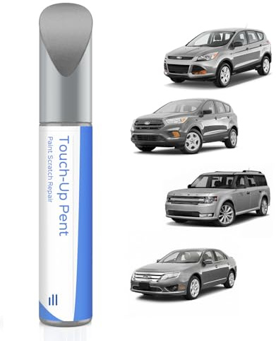 UX Ingot Silver Metallic - Penna per ritocco compatibile con Ford Corrispondenza esatta di scheggiature e graffi