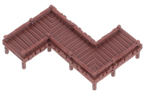 Kisangel Miniaturbrücke Für Garten DIY-brückenmodell Aus Pp-Material Winzige Brückenbastelei Als Sukkulententopf Oder Dekorationsstück Im Innen Und Außenbereich