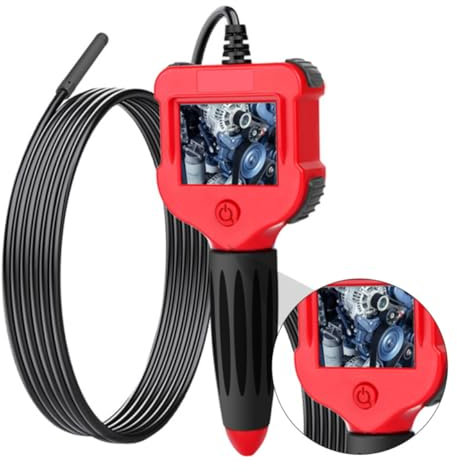 NAMOARLY 1satz Handheld Inspektionsendoskop Mit Wasserdichtem Design Integrierte -beleuchtung Für Rohr Und Fahrzeuginspektionen Tragbar Und Benutzerfreundlich
