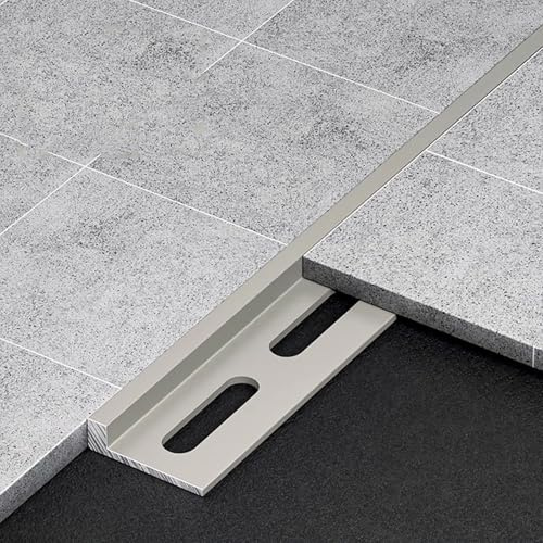 Kakelprofil, Tillverkad Av Aluminiumlegering Kakelskena Fyrkantsprofil, 90CM*3 Delar Ändlist Kakel Ändlist Hörnprofil Vinkelprofil För Kantskydd(Meridian Gray,8mmx0.9m)