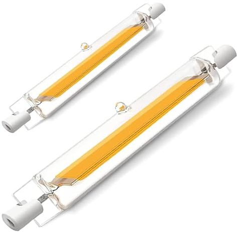 ACAATVE R7S LED 118mm Dimmbar Naturweiß 4000K 2000 LM, LED R7S 118mm 20W Lampen Ersatz für 200W Halogen Glühbirnen, 360°Abstrahlwinkel, Kein Flackern für Deckenfluter Stehlampe Wandleuchte, 2er Pack