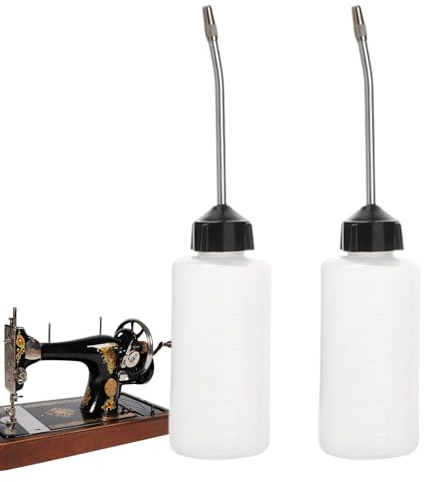 Sewing Machine Oil Bottle, Sewing Machine Lubricant Bottle - 120ML Precision Applicator Can With Long Spout for Cable Thread Embroidery Crafts Automotive Industrial