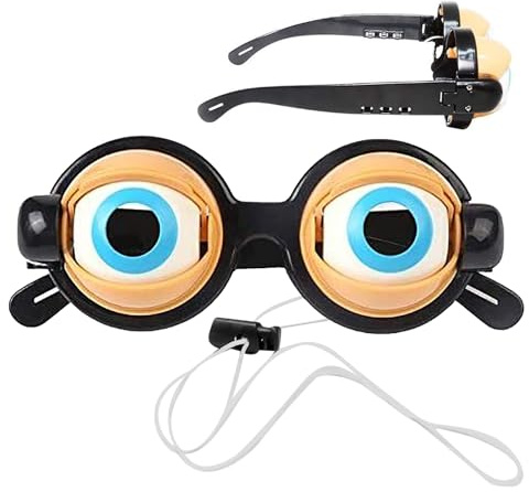 Generisch Lustige Streich Brille, Verrückte Augen Spielzeug Zubehör, Lustige Kostüm Augen Brille Streich Für Halloween Partys Themenfeste Cosplay Fotografie Geburtstag