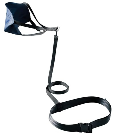 Cintura di resistenza FINIS per nuotatori - Accessorio per allenamento di resistenza - Accessorio per nuoto e piscina - 12 Pollici, Marina