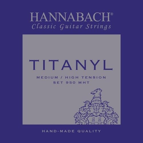 Hannabach 653157 Klassikgitarrensaiten Serie 950 Medium / High Tension Titanyl - Satz