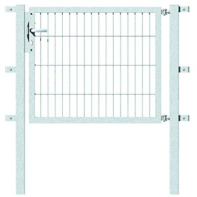 Alberts 646714 Einzeltor Flexo mit Zubehör | verschiedene Breiten und Höhen | feuerverzinkt | Breite 100 cm | Höhe 80 cm