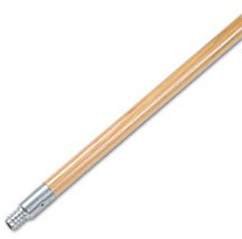 (6 Pack Value Bundle) BWK136 Metal Tip Threaded Hardwood Broom Handle, 1 Dia x 60in Long