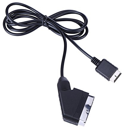 Demiawaking RGB Scart-Kabel TV AV Kabel für Playstation PS1 PS2 PS3 Slim Line 2 m