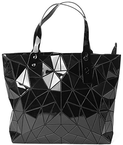 Sac à main géométrique lumineux en cuir synthétique avec chaîne pour femme, 4-1, taille unique