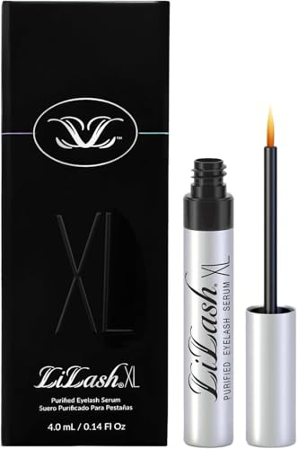 LiLash Purified Eyelash Physician-Formuliertes Serum XL für vollere & länger aussehende Wimpern | Natürlicher Wimpernverstärker Sicher für empfindliche Augen und Kontaktlinsenträger -(4 ml)