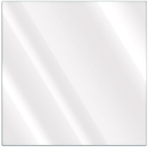 Wallario Glasplatte Floatglas transparent, farblos - Maße: 50 x 50 cm, 4 mm dick