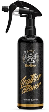 BadBoys Leather Cleaner Nettoyant pour cuir pour sièges en cuir de voiture 500 ml Accessoires de voiture Kit de nettoyage intérieur