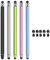 Kafeiya Écran Tactile Capacitif Stylus[5 Pack],Stylet 2 en 1 Universel,avec 5 Embouts en Caoutchouc supplémentaires,pour A-pple Pad/Pad Mini/Air/Pro,i-Phone,Kindle,Galaxy,Tablette Android/iOS