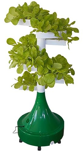 BOBVB Système de Culture aquaponique, Tour hydroponique, Tour rotative intérieure extérieure Jardin 72 dosettes Verticale système d'irrigation hydroponique pour Herbes, Fruits et légumes