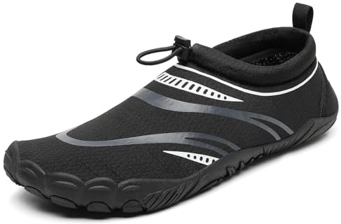 Mishansha Chaussures de Natation Homme Femme Chaussure de Plage Respirantes Séchage Rapide Eté Baskets d'eau pour Surf Plongée 36-46EU