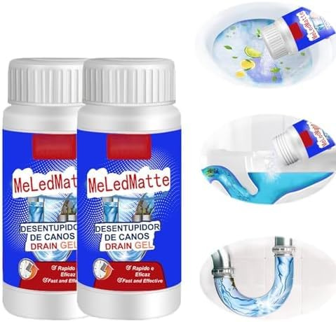 Desatascador de inodoros, polvo para desatascar tuberías de fregaderos y desagües, potente herramienta de limpieza para desatascar tuberías, limpiador de desagües de cocina (3)