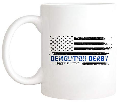 Tasse Amerikanisches Demolition Derby Patriotischer Demolition Derby Fan Demolition Derby Rennen Kaffeebecher Lustig Kaffeetasse Mehrfarbig Weihnachtstasse Für Mit Henkel Arbeit Geschenk 330ML