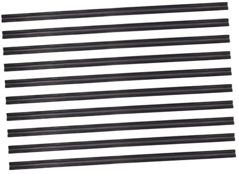 FUNOMOCYA 20 pezzi Gomma Ricambio Tergicristalli Auto Flessibile e Durevole Facile da Installare Compatibile Parabrezza e Lunotto Posteriore Pulizia per