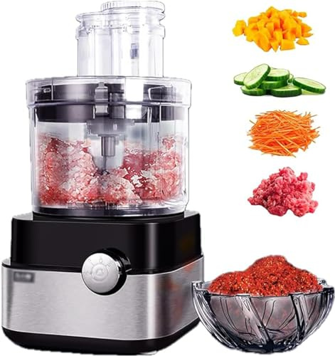 Electric Cheese Grater and Vegetable Slicer - Kitchen Food Processor for Home Use, Ideal for Easy Cheese and Vegetable Preparation, Electric Salad Maker