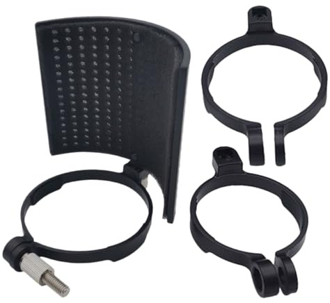 U-förmige Mikrofon Ausblasschutzhaube 1 Satz Schwarz mit Clip | Metall und Abs, für Tisch und Bodenständer, Geräuschreduzierend, Leicht zu Montieren