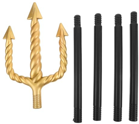 Garneck Lightweight Plastic Halloween Trident for Adults Masquerade Devil Pitch Fork Prop for Costume Parties Role-play Accessory for Stage Performance and Cosplay