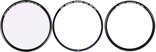 Kase KW Revolution Plus Filtre magnétique antichoc UV IR Verre optique à faible réflexion avec adaptateur incrusté (67 mm)