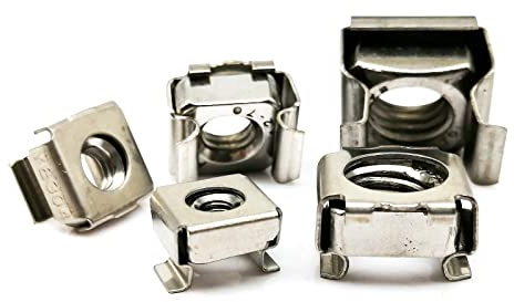 Tuerca cuadrada a presión, Nueces enjauladas M3-M8 del acero inoxidable y de carbono A2-70 304 for el gabinete servidor soporte estante