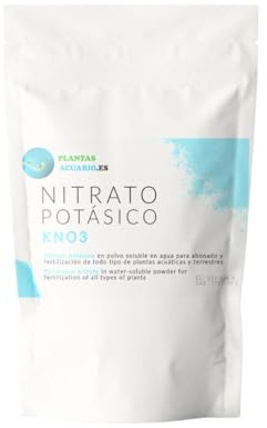 Nitrato de Potasio 5Kg, Abono Nitrato Potasico Fertilizante hidrosoluble para Plantas de Jardín y Acuario (KNO3)