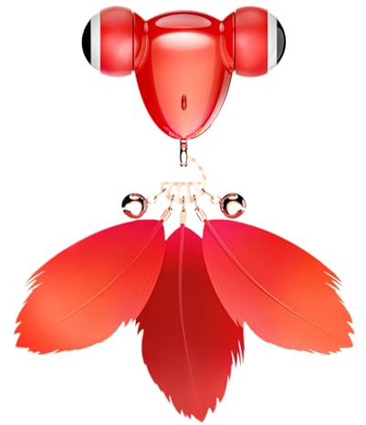 Kronabelle Kitifish Original - Giocattolo automatico per gatti con piuma e campana, ricaricabile tramite USB, giocattolo per gatti da interni, stile caccia