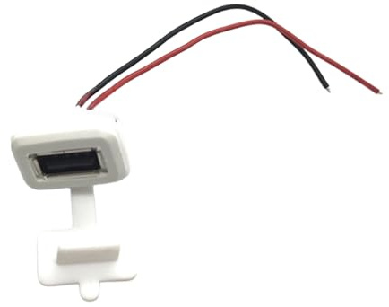 Générique Port USB 2.0 Femelle Stable, Type de Fils à souder, Prise Femelle Une Connexion électrique sécurisée pour Divers appareils, Port USB Industriel