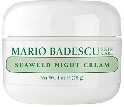 Mario Badescu Seaweed Night Cream for Women Anti Aging Oil-Free Moisturizer with Collagen & Sodium Hyaluronate, Ideal for Combination, Oily or Sensitive Skin, Moisturizes & Smooths Skin, 1 Fl Oz
