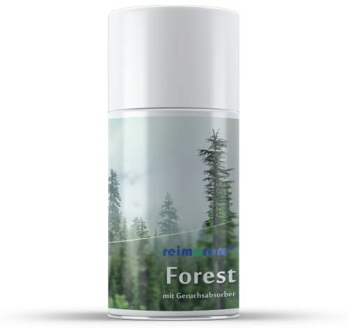 Duftspray Forest | Lufterfrischer für automatischen Duftspender oder zum manuellen Sprühen | Raumduft von REIMA | mit Geruchsabsorber | Waldduft