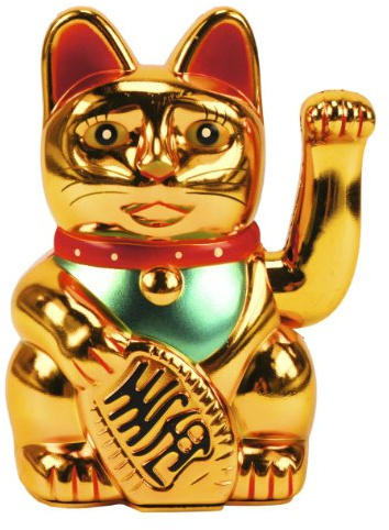 MIK Funshopping Maneki Neko 6/16 cm weiß