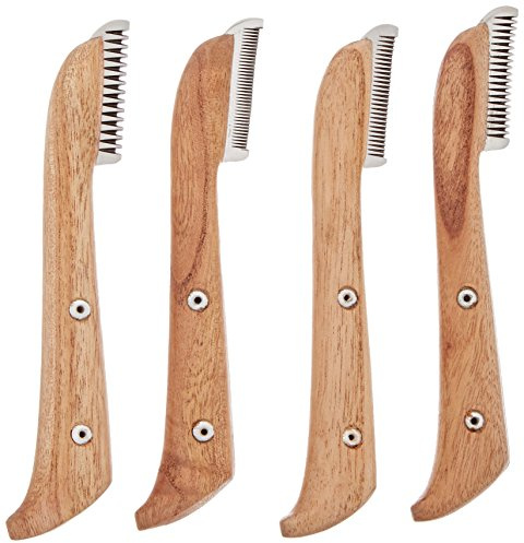 TAMSCO Stripping Knives Set of 4 in Felt Box Felt Box Stainless Steel Stainless Steel