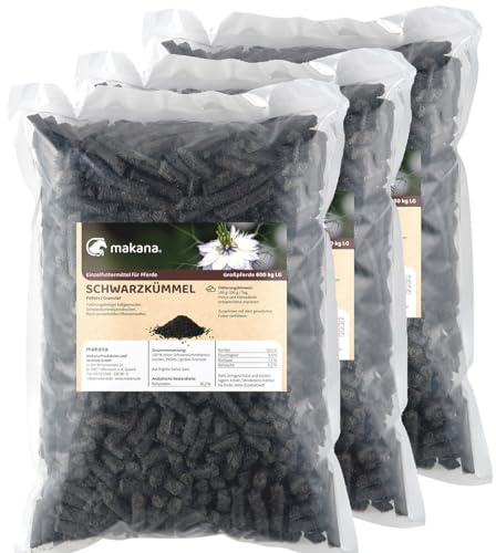 Makana Schwarzkümmel Pellets / Granulat, 3 x 1,5 kg Siegelrandbeutel (3 x 1,5 kg)