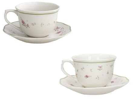 Brandani 53411 Tazza The Con Piattino Nonna Rosa