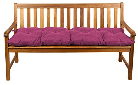 Gutekissen® Bankauflage Stuhlkissen Hollywoodschaukel Garten LS (200x60, Pink)