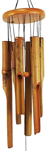MUMTOP Bamboo Wind Chimes - Outdoor Wooden Wind Chimes for Garden, Patio, Home or Outdoor Decor…