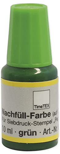TimeTEX - Farbe für Siebdruck-Stempel Perpetuum 10 ml - grün - Stempelfarbe - 62994