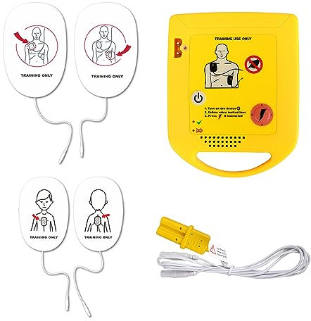 XFT AED-Trainer, Tragbares AED-Trainingsset Essentials, Spanisch, Automatisierte Externe Defibrillator-Anfänger