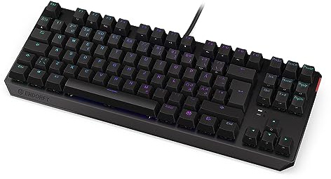 ENDORFY Thock TKL NO Brown, Kailh Brown taktila brytare, TKL 80% mekaniskt tangentbord, nordisk layout, PBT dubbelshot tangenter | EY5B003