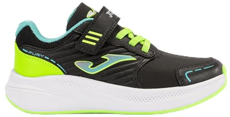 Joma Serie Fury Jr, Scarpe da Ginnastica, Nero, 27 EU