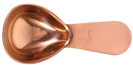 Cabilock Cucharada De Saco De Café Cucharada Pequeña 15 Ml De Acero Inoxidable Mango Corto Cuchara para Café Molido, Té Suelto Y Leche