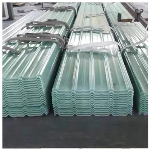 UV Resistant Roofing Cladding Panels - Clear Corrugated Shed Roof Sheets for Garage Greenhouse Canopy & Balcony 4pcs Set (Size: 0.9x0.7m / 35x28in)