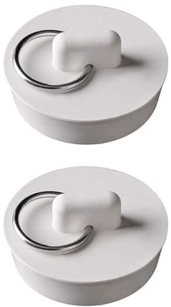 JUKOTA 2 pezzi Tappo universale, per lavello, tappo per lavandino, per scarichi da 1-1/2“, da 39.5 a 41.5 mm, tappo di scarico per vasca, tappo per lavandino di ricambio