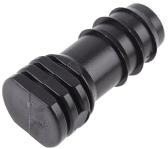 ORFOFE Bouchons De Tube Pe Pour Irrigation Goutte à Goutte Serrage, 20 Pièces Noir, Bouchons D'extrémité Micro-irrigation, Plastiques Solide Pom, Étanchéité Sécurisée Pour Système D'arrosage Intérieur