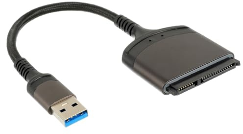 JAMHER SATA auf USB Adapter 22 poliges Adapterkabel