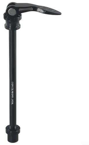 Jonikuper Radspieß, Steckachse, 135 x 10 mm, Legierung, Schnellspanner-Adapter für Hinterradnabe, kompatibel mit Mountainbikes und Rennrädern, Schwarz
