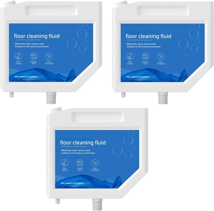 Soluzione detergente for robot lavapavimenti, confezione da 3, compatibile con Dreame L10 Ultra, L10s Ultra, S10 S10 PRO S10 Plus, detergente for pavimenti multisuperficie