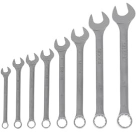 GEDORE Ring-Maulschlüssel-Satz, 8-teilig, SW 10-24 mm, 15° abgewinkelt, 12-kant, UD-Profil, Schraubenschlüssel Set, 7-08